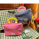 Tagi.Tagi Hadou 24 new toiletry storage bag layered design callme waterproof large capacity contrasting color denim blue large size