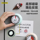 Dolico (Dretec) Japanese timer kitchen timer mechanical suction refrigerator time timer clock alarm clock reminder is red