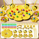 Feidu Le Little Bee Honey Collecting Magnetic Beads Children's Fishing Toy Color Cognition Parent-child Interaction Early Education Puzzle Tabletop Game Two-Player Battle