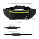WELLHOUSE outdoor running mountaineering cycling hiking exercise yoga fitness unisex large capacity sports waist bag black