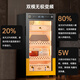 Cigarloong (CIGARLOONG) 95C humidor constant temperature and humidity water ion ammonia removal smart WiFi remote control cedar wood naked air-cooled inverter compressor constant temperature control humidity humidifier home humidifier cedar wood liner sober eggplant box Cuban pattern + clean ammonia + WiFi + fingerprint lock cigar cabinet