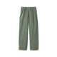 MUJI Women's Stretch Corduroy Lightweight Straight Pants Women's 25th Autumn Women's Clothing BE1Y5A5A Smoked Green L (165/70A)