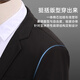GOKU suit suit men's casual suit male college student DK uniform graduation dress formal black suit + black pants + white shirt + black tie 2XL weight 140-155Jin Jin equals 0.5 kg