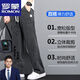 Romon Summer Breathable confortable Jeans pour hommes pantalon à jambes larges à patte droite lâche pour hommes pantalons de soie glaciaire à la mode 1048 Blue Summer Thin XL 130-150Jin [Jin est égal à 0,5 kg]
