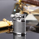 Maduro Italian Palace Lift Arm Lighter High-end Personalized Retro Windproof Kerosene Lighter Gift Box with Brass Movement Silver Set