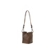 Calvin Kleinpu Rope Knot STRAP Géométrique Versatile Small Sac CK Sac Crossbody Sac Small Femme Multi-couleur Boîte cadeau brun foncé brun foncé