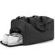 Deer color fitness bag men's dry and wet separation swimming training bag handbag women's short-distance large-capacity travel bag storage luggage bag black