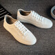 
Dragonfly brand (DRAGON-FLY) cut-off 2025 suit white shoes men's summer breathable men's shoes new style cloth shoes men's casual board shoes Korean version white-leather surface-9922 38 leather shoes size