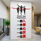 Office wall decoration ornament layout department image corporate team culture inspirational slogan meeting background stickers 14135 oil dry photo frame dark blue white blue 0cm*0cm