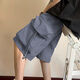 Mai Chaoshang Summer American Working Apparel New Shorts Men's Large Pockets Versatile Casual Outdoor Wearing Five-Part Tight Pants Straight-Line Slimming Mid-Pants Khaki 9901 S Recommended 80-90Jin [Jin equals 0.5 kg]