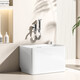 TOTO balcony mop pool large rectangular ceramic mop pool small bathroom household floor washing mop basin mop sink 1047 glaze 47*33+ faucet