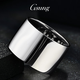 GsunG platinum wide ring men's new pure platinum PT950 fashionable and atmospheric glossy inner arc ring Chinese Valentine's Day gift. Priced by gram. Contact before bidding.