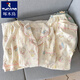 Pajama de pajas azules japoneses de carpintero de carpintero de cargamia de algodón de algodón de algodón puro de algodón de algodón puro de algodón puro de algodón de algodón de manga corta delgada de algodón.