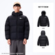 Panda Zhang Yuxi's same bubble anti-static down jacket for men and women in autumn and winter thickened hooded bread jacket