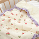 2025 new baby mattress newborn beanie small mattress cotton mattress washable baby kindergarten nap mattress egg cloud lace dual-purpose mattress + pillow cushion
