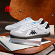 KAPPA women's shoes versatile German training shoes for women 2025 summer new breathable casual sneakers retro lightweight shoes for women classic white/black 38