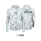 RVVR 25 types of sun protection clothing hooded ice silk sun protection clothing outdoor lure spring and summer long-sleeved breathable quick-drying sun protection fishing clothing RS2355 splash gray S