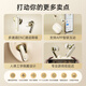 IKF Ultra ring iron noise reduction true wireless Bluetooth headset LDAC high quality ANC active noise reduction in-ear Bluetooth headset fever ultra-long battery life 25 years new Yunyan White