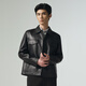 Lilang leather jacket men's lapel sheep first-layer leather business fashion leather jacket coat 25 autumn