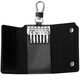 
Bo brand key bag men's cow layered leather waist hanging key chain business multi-purpose car key bag black high-end black_cowhide