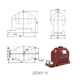 Emerson JDZXF9-10 dry-type high-voltage voltage transformer 35KV single-phase indoor current wind power generation