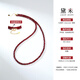 Demi Fengqiuhuang faceted ruby necklace plain chain 18K gold clavicle chain short choker necklace for girlfriend as a gift