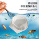 Shushe stainless steel retractable fishing net fish tank fishing small 3d fishing net pocket dense net tropical ornamental fish fishing net large square retractable stainless steel