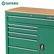 SATA eight-drawer cabinet tool cart heavy-duty multi-functional auto repair workshop factory trolley box tool cabinet with wheels 95109 eight-drawer cabinet tool cart 95109