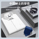 Yageor flagship official store short-sleeved shirt men's iron-free business casual professional versatile formal dress striped solid white shirt comfortable small purple stripes (DX6624) 43 (suitable for 160-175Jin [Jin equals 0.5 kg])