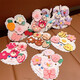 Cute cartoon baby Velcro bangs sticker that does not hurt hair. Children's hair clip for broken hair. TS413-04 little bee hair clip - 5-piece bag set