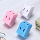 Mini One to Three Candy Color Mini One to Three Multifunctional Color Wireless Power Converter Plug Home Dormitory Wall Expansion Socket Random Color