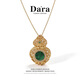 Dara jade pendant for women, 925 sterling silver gourd necklace, birthday gift for elders, practical gift for girlfriend and mother