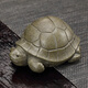 Tianshengtang Turtle Zisha Tea Pet Wenwan Small Tea Play Ornaments Fine Tea Table Tea Tray Ornaments Yixing Handmade High-end Longevity Turtle Tea Pet Qingduan Clay