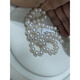 Natural freshwater seedless pearl Aurora 9-10 perfect round flawless pearl necklace natural pearl 9-10mm