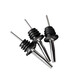 War helm 5-pack 304 stainless steel wine spout wine bottle stopper metal wine head fancy mixing spout bar utensils silver natural color cap 5 pcs + black cap