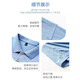 La Hailan Home Hla Hame Style Daddy Suit Lapel Seda Seda Camiseta de manga corta para camiseta casual de hombres de mediana edad para el Día del Padre Seda de hielo-9923 Azul Bolsillo real M 48/165