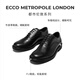 ECCO Men's Shoes Business Leather Shoes Oxford Shoes Formal Shoes Commuting Leather Shoes Urban London Series 525684 Black 40
