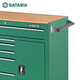 SATA eight-drawer cabinet tool cart heavy-duty multi-functional auto repair workshop factory trolley box tool cabinet with wheels 95109 eight-drawer cabinet tool cart 95109