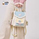 Miffy Girl Kontrastfarbe Rucksack 2025 Neue Kette Plüsch süßer Rucksack Pink