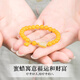 Nine-Colored Cloud Beeswax Bracelet for Women, Hotan Jade Gourd Bracelet for Lucky Transfer, Chicken Oil Yellow Amber Bracelet, 6mm Fulu Beeswax Bracelet, 16-17cm Hand Circumference