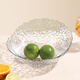 Baiji fruit plate, snack plate, living room household dry fruit plate tray, candy nut plate, glacier pattern light luxury fruit plate, two packs