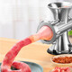 Fully suitable manual meat grinder, multi-functional household sausage enema machine, hand-cranked vegetable food supplement grinder, stuffing and mincing machine, suction cup type