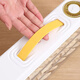 Magic Dou Shenghuo sandwich dumpling storage box household food-grade dumplings and wontons quick-frozen box refrigerator storage crisper storage box organization artifact mango yellow one layer and one cover can hold 10-12 pieces