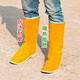Welder cowhide foot protection anti-scalding and high temperature resistance foot protection labor protection wear-resistant leg foot protection