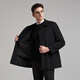 YOUNGOR Coat Men's Wool Cashmere Blended Fabric Business Coat Classic Goose Down Lined Coat 2025 New Product Black VYSY01N997AFA XL 180/100A (Recommended 150-160Jin Jin equals 0.5 kg)