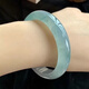 Jade bracelet, jade bracelet, Burmese Laokeng ice waxy bracelet, women's model, oily blue floating flower jade bracelet, authentic peace bracelet, ring mouth 55-56mm