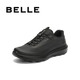 Belle thick-soled walking shoes for men 25 autumn trend outdoor casual sports shoes A2122CM5 shuttle black 43