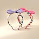 CHIMERA Sweetberry Rabbit Ear Headbands 2 pieces of girls' fabric non-stiffening wide-brimmed bangs-bundling anti-slip headbands for broken hair