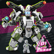 Shantou Lincun Kaizhi 6624-27 Guard Mecha Man compatible with Lego assembled building blocks children and boys toys 6625