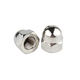 Jingxuan 304 stainless steel cap nut round ball head fine tooth reverse tooth cap nut decorative screw nut M3M4M5M6M20 304 stainless steel M18 (1 piece)